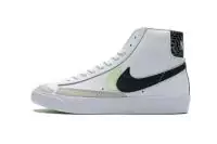 nike blazer mid homme femme se gs double swoosh white vapor green